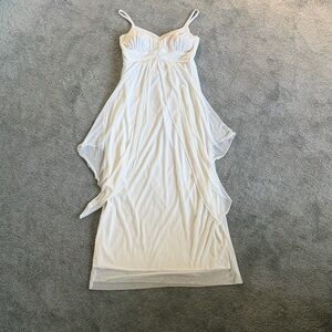 Enfocus Studio White Pleated Dress
